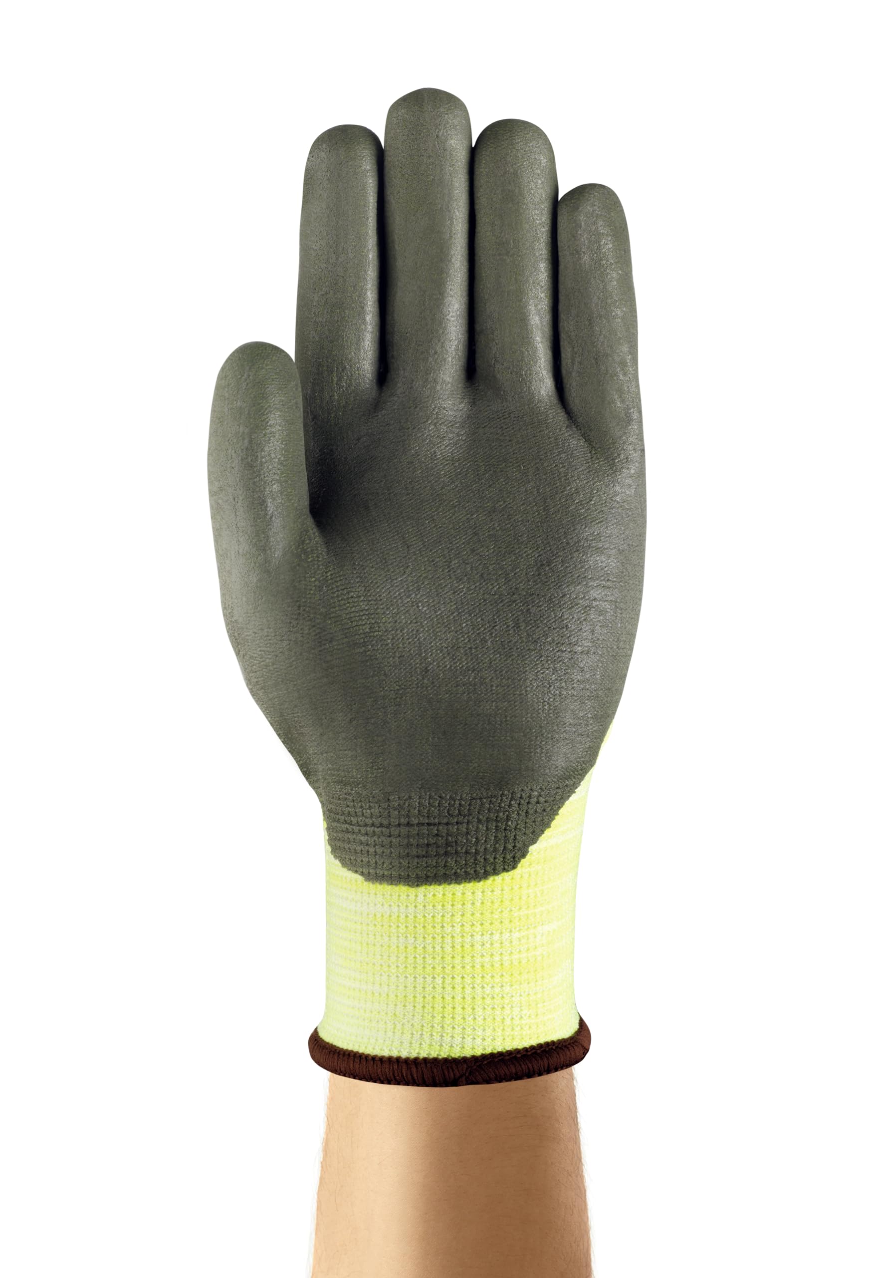 Ansell HyFlex 11-427 Gants de Travail Industriels, Protection Mécanique, Résistance aux Coupures, Gris, Taille XL (12 Paires)