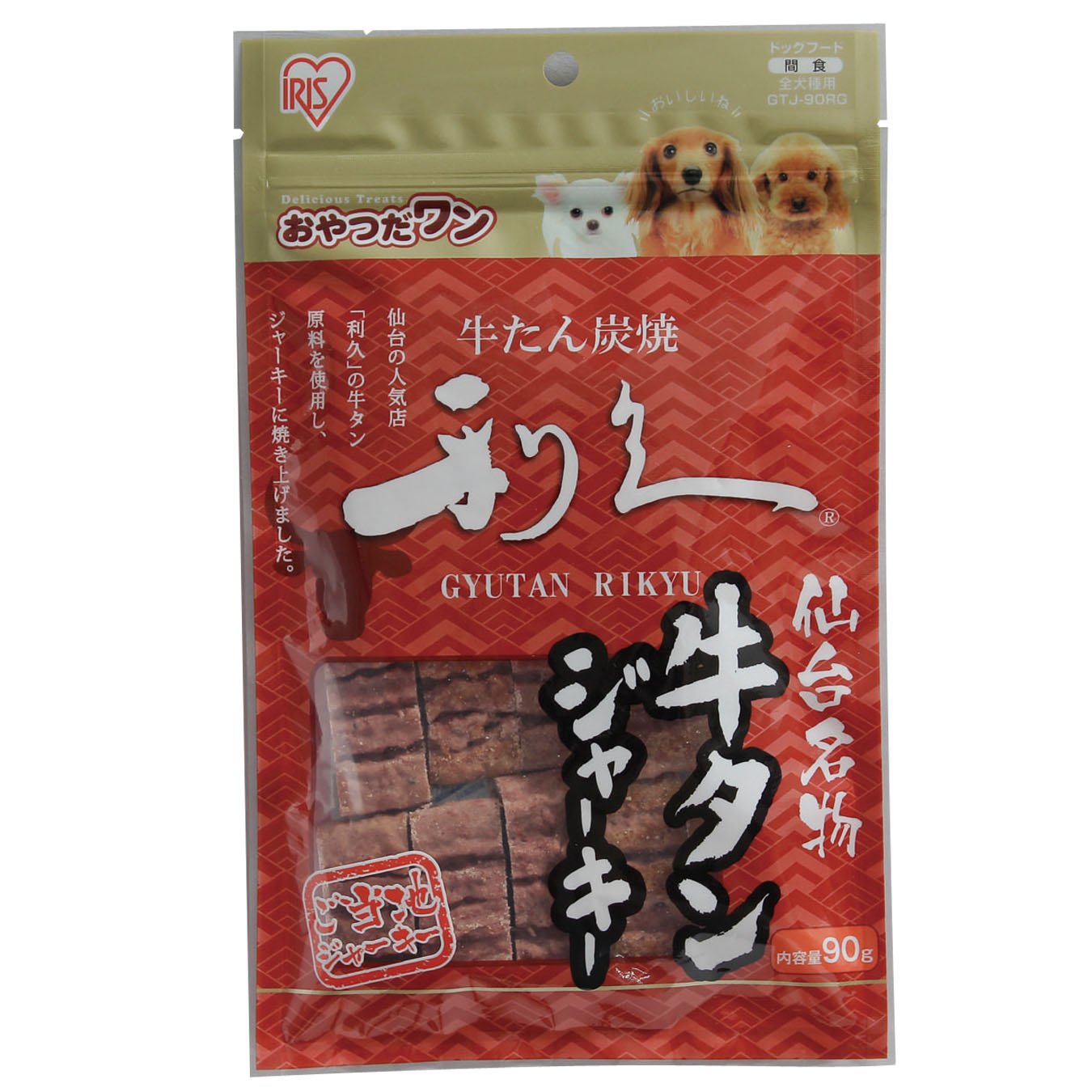 Amazon.co.jp: アイリスオーヤマ 仙台名産 利久牛タンジャーキー 90g