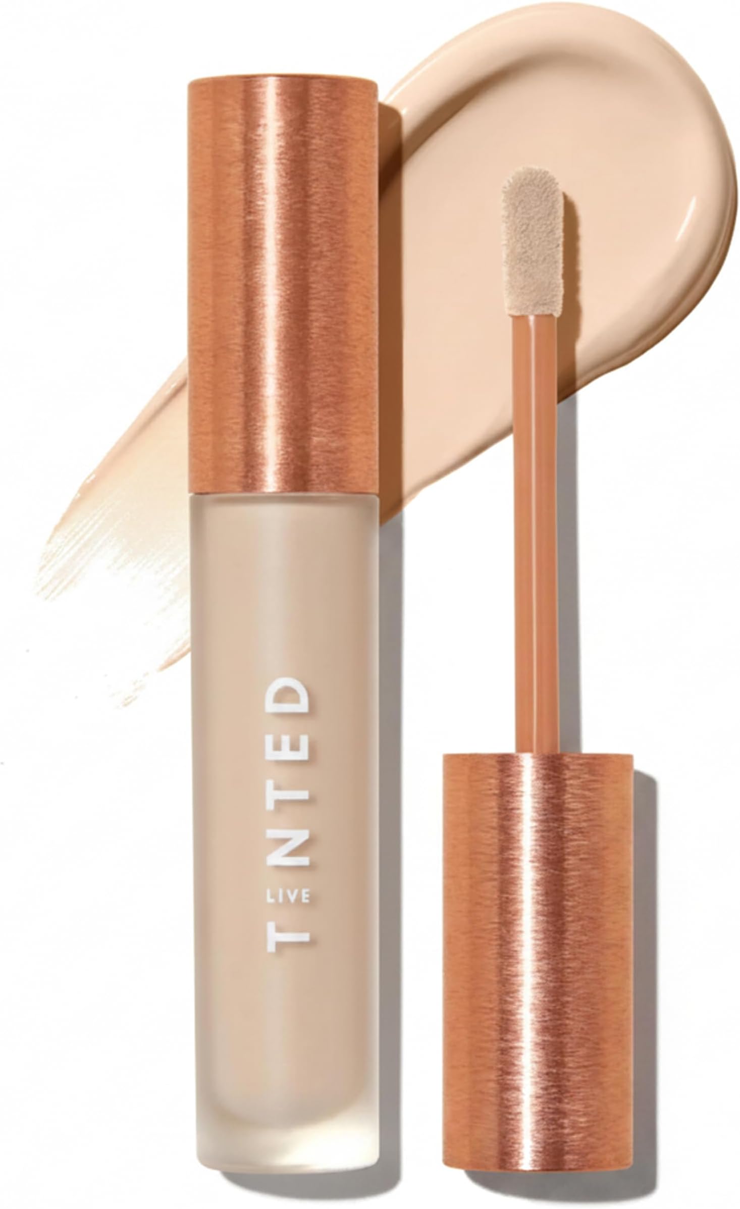 Hueskin Serum Concealer - Medium-to-Full Coverage Concealer with Niacinamide, & Hyaluronic Acid for Dark Circles, Fine Lines & Wrinkles, Buildable Long-Lasting Formula, 0.35 oz Shade 20