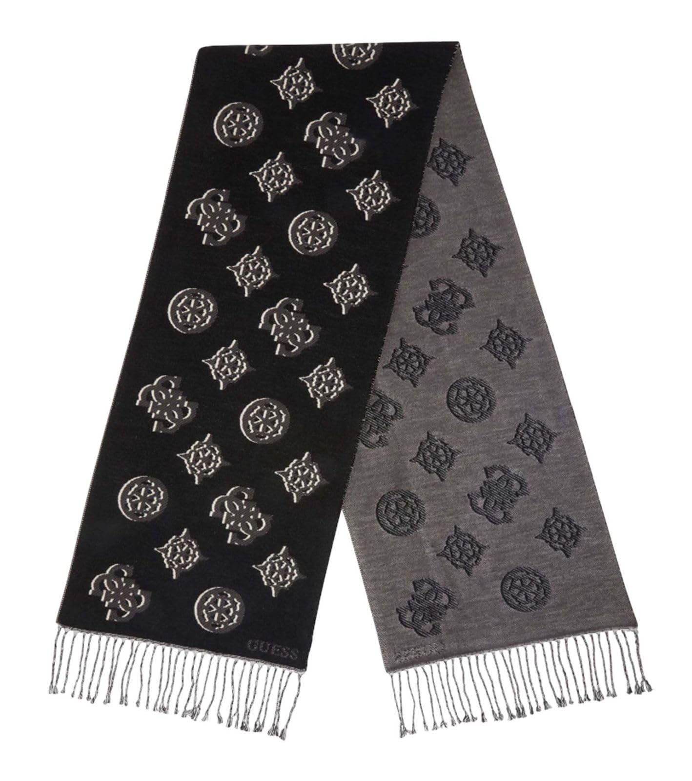 GUESS Schal Cresidia II Scarf 35X180 Black Logo schwarz
