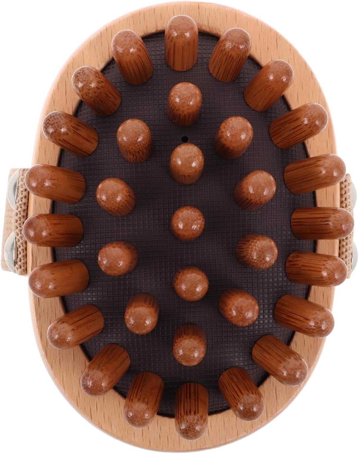 GALPADA Wood Air Acupressure Brush Wooden Massage Tool for Full Body Relief Natural Wood Design for Back Legs and Feet Meridian Stimulation with Bag