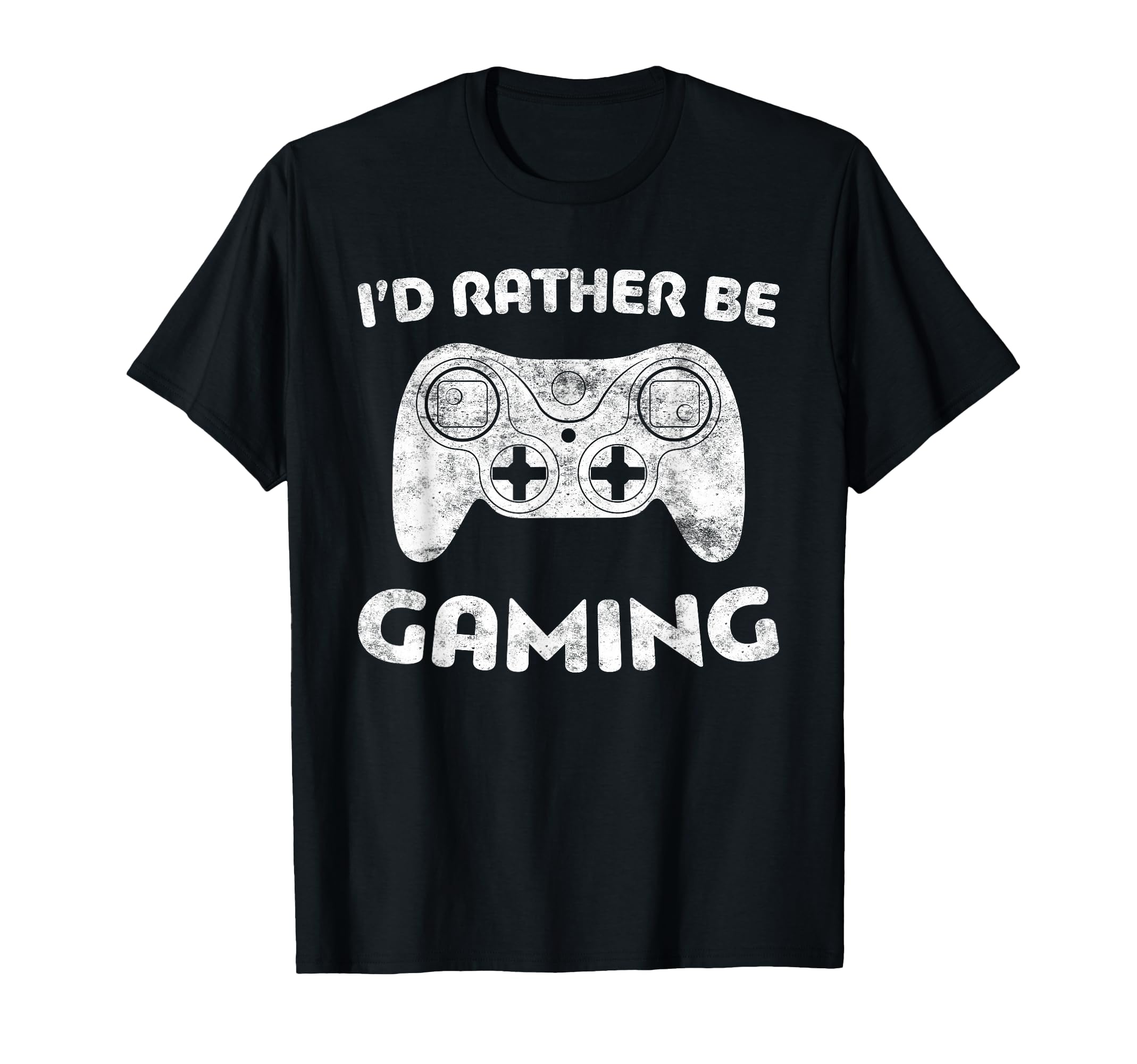 I'd Rather Be Gaming T-Shirt Video Gamer Shirt T-Shirt