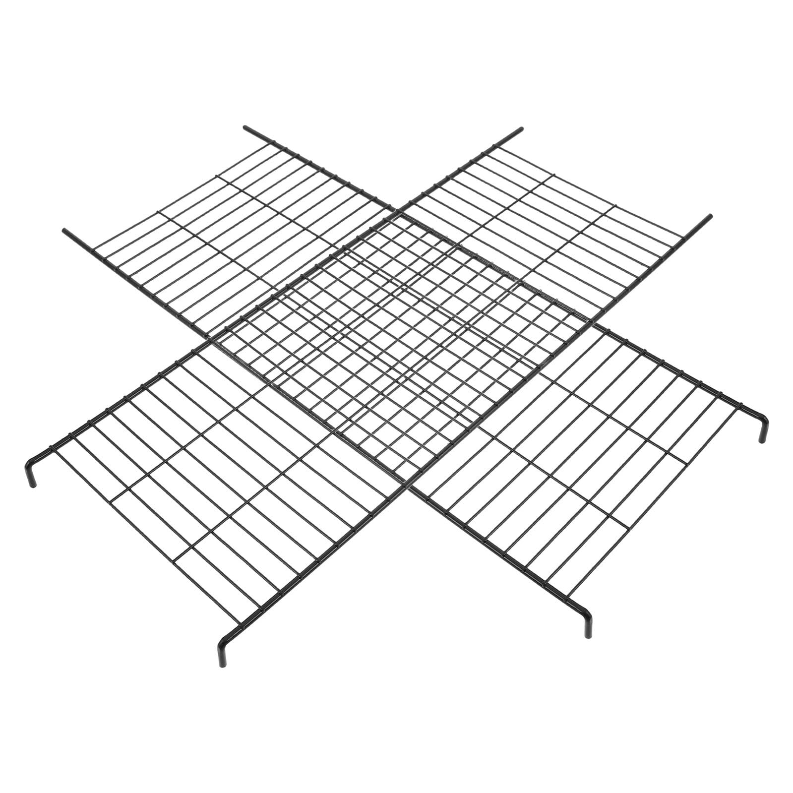Escalera de Hierro Negra para Jaula de Gatos 2 Piezas, Accesorio Multifuncional para Corral de Gatitos y Diseño Flexible para Uso en Jaula de Interior