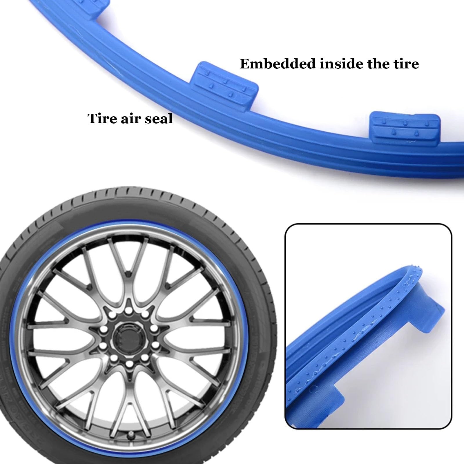 Felgenschutzring, Rim Protector Guard Ringz Autofelgenschutz Schutz Nabenkantenschutzring Nylon Reifendekorationszubehör für alle Autos, 4 Stück(Red,20in)