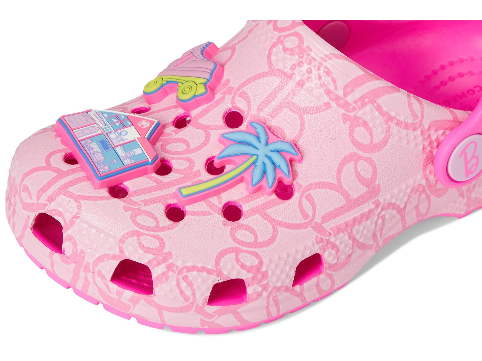 Crocs Mattel Pink Barbie Classic Clog T, Zoccoli Unisex - Bambini e Ragazzi