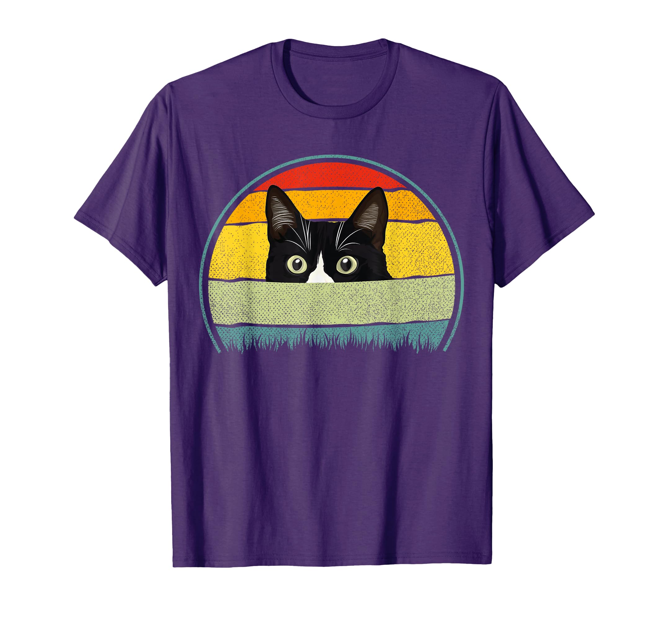 Tuxedo cat vintage retro cats loves T-Shirt