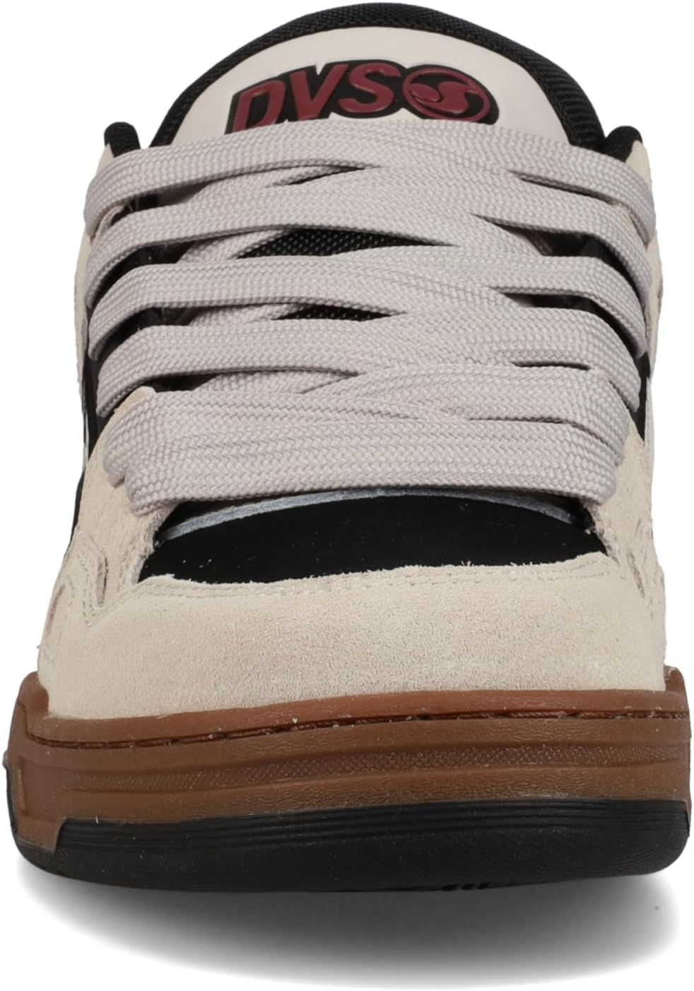 DVS Men's Skate Shoe, Silver/Grey/Black/Ruby W, 4