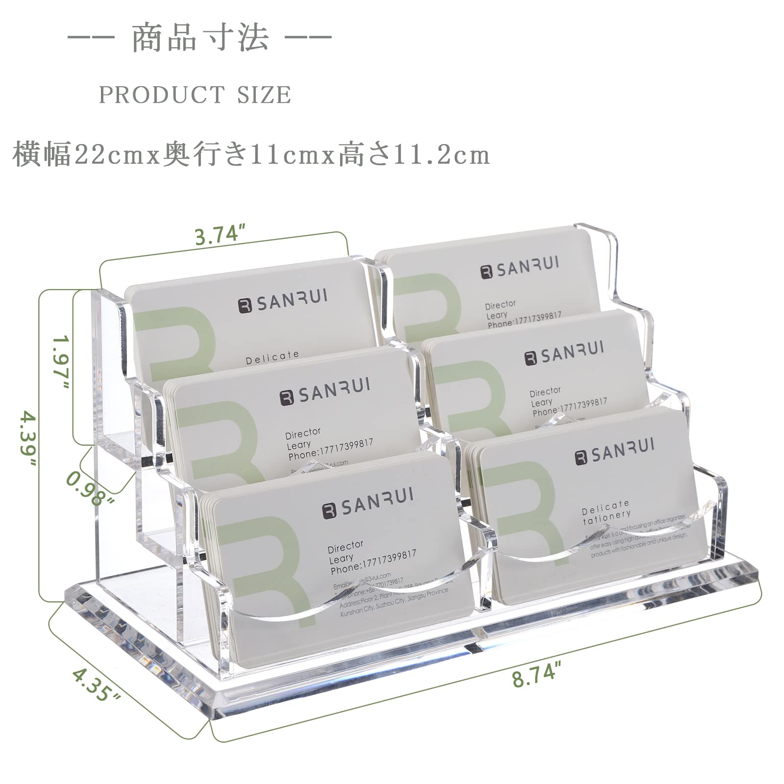 【数量限定】SANRUI アクリル 名刺スタンド 名刺立て カードホルダー 整理 Amazon.co.jp: SANRUI アクリル 名刺スタンド 名刺立て カードホルダー