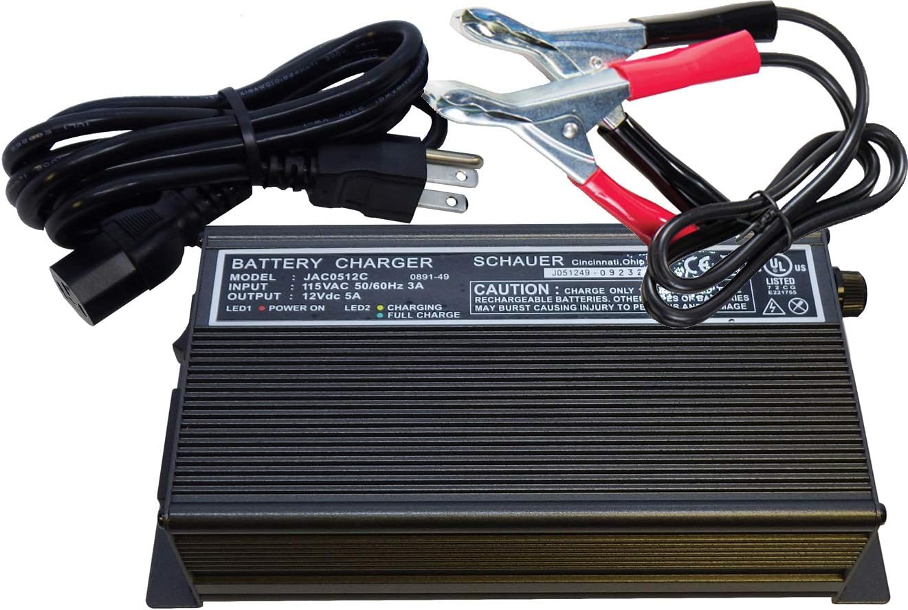 Carregador de Bateria Schauer Aviation 12V/5 Amp - Aircraft Tool Supply