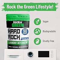 Vista 36 de Rockin' Green Detergente para ropa sucia, a base de plantas, detergente en polvo natural para ropa, vegano y biodegradable, seguro para pieles