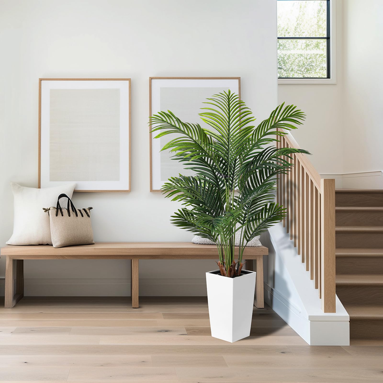 Bird Of Paradise - Planta Artificial De 5 Pies, Palmera Tropical
