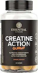 Creatina Creatine Action Gummy sabor Laranja - Essential Nutrition