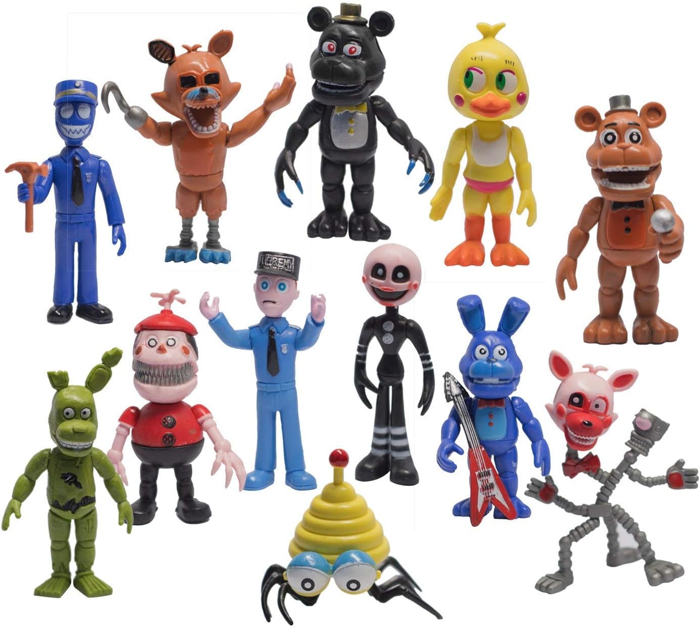 BIGOCT Freddy's Five Nights at Freddy Action Figures, Multicolor