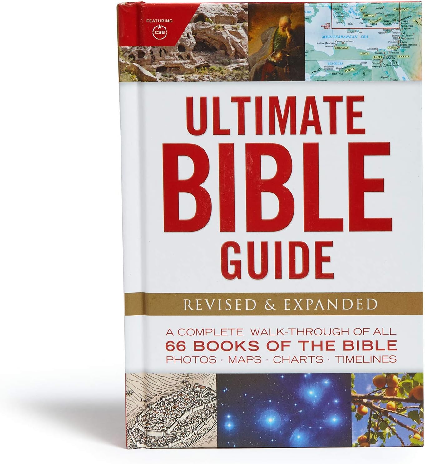 Ultimate Bible Guide: A Complete Walk-through of All 66 Books of the Bible: Photos Maps Charts Timelines (Ultimate Guide) Hardcover – May 15, 2018