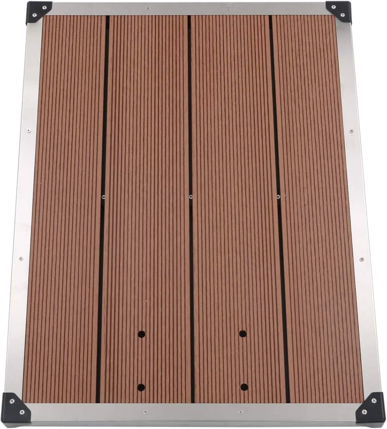 Tidyard Outdoor Shower Tray WPC Stainless Steel Shower