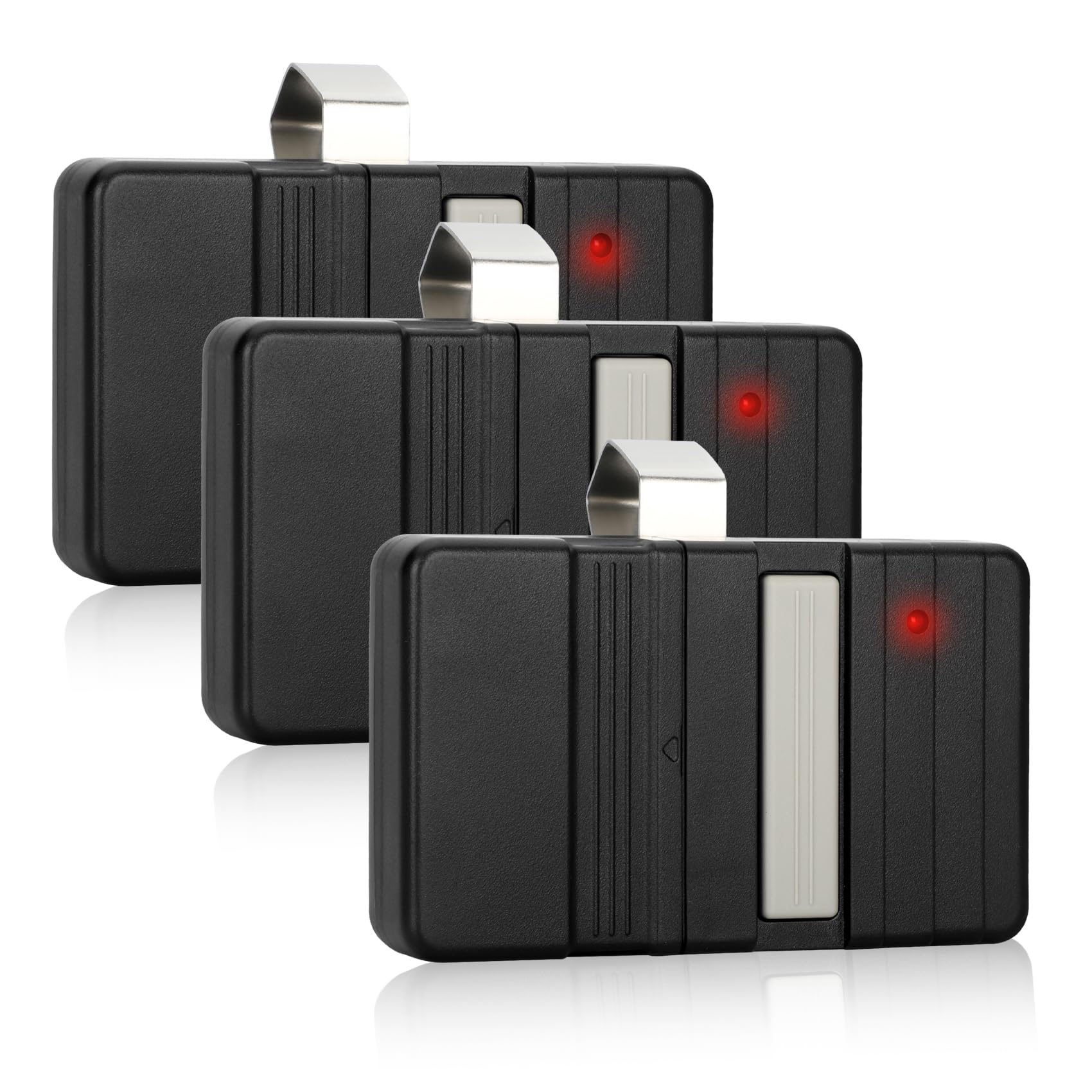 3 for GT90-1 Garage Door Remote Control,Compatible with Genie 9/12 Dip Switch Garage Door Opener Remote,Genie 390MHZ Overhead Door Opener Replacement