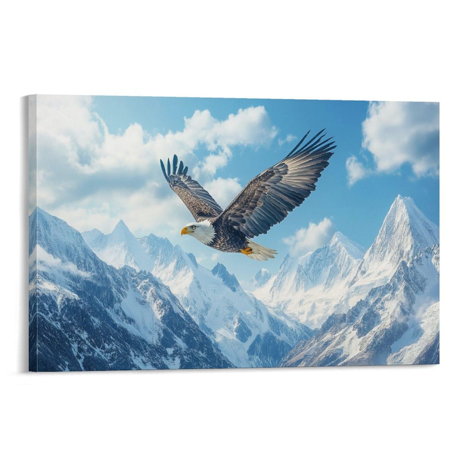 YYVKPMLXC Eagle Art - The Canvas Prints of Reproduction Artwork Pictures on Canvas Wall Art for Home Office Decorations 08x12inch(20x30cm)