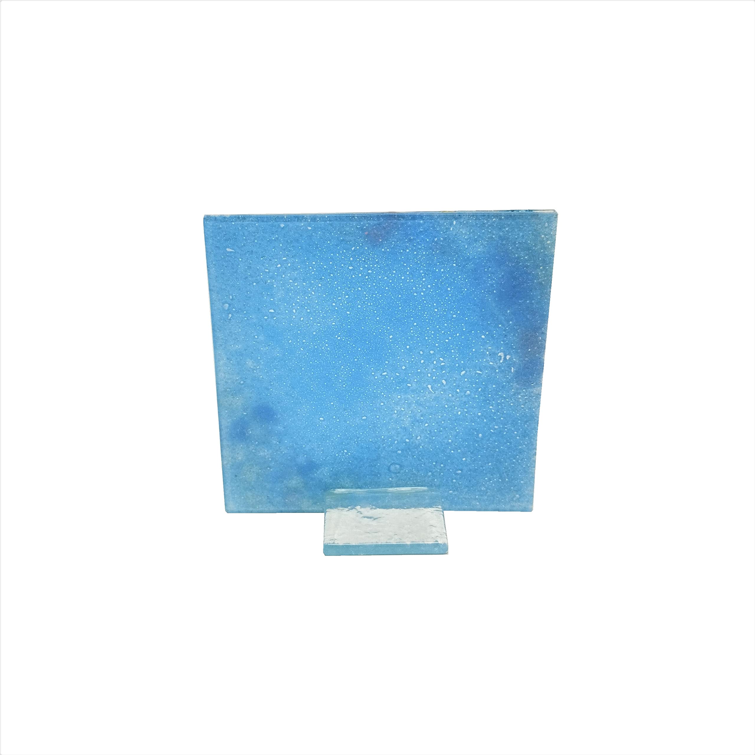 SOSPIRI VENEZIA Recuerdo de Bautismo Nacimiento Ceremonia en Vidrio de Murano Pequeña Decoración de Mesa Idea de Regalo Decorada para el Hogar (10x10 cm)