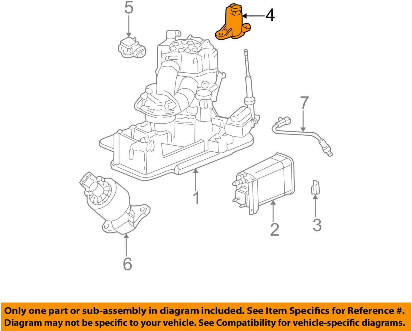 General Motors 12581282, Vapor Canister Purge Solenoid