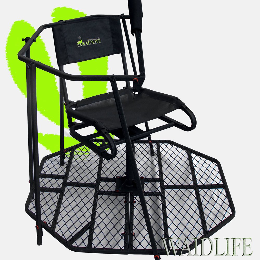 Cacería De Life 360 ° hochsitz Metal Caza – ANsitz – Escalera de Caza – Caza Púlpito