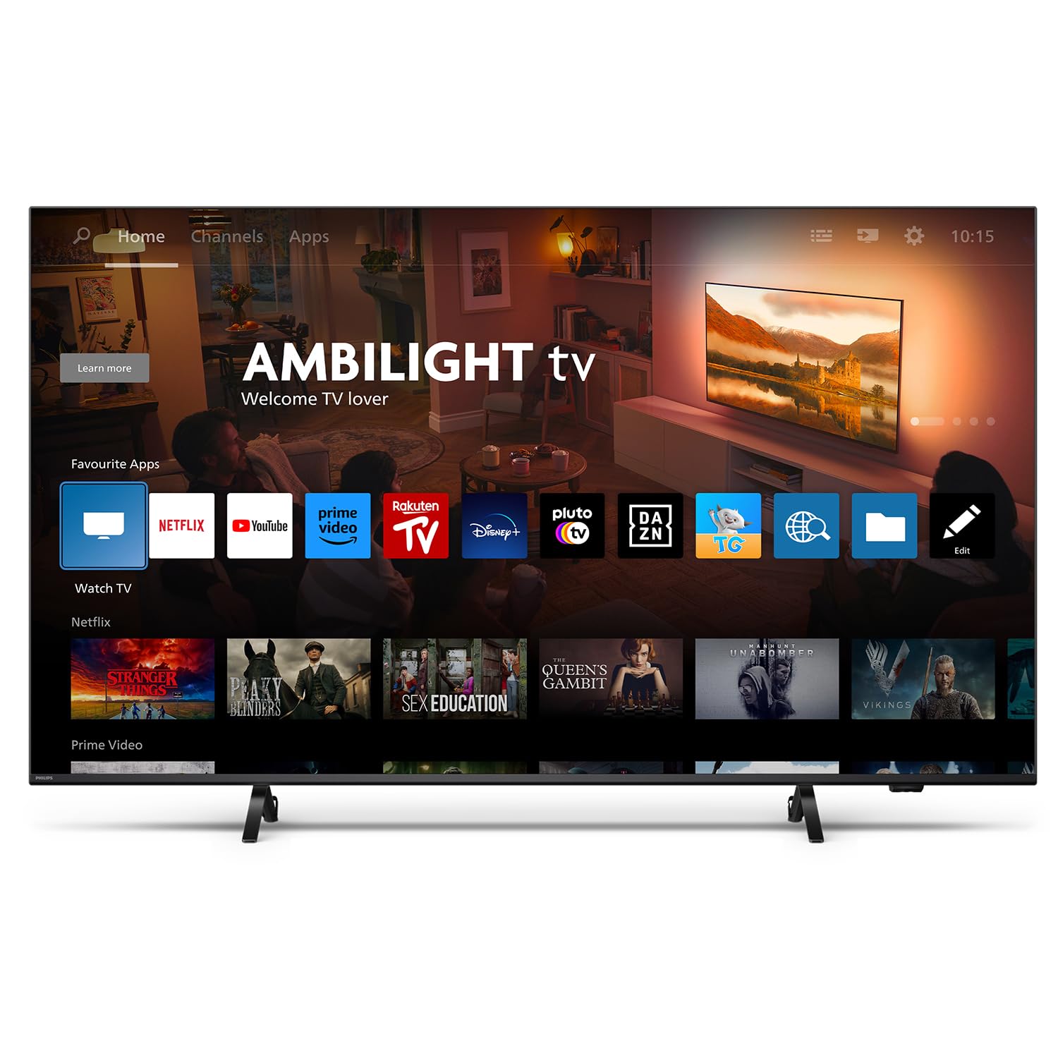 Philips Ambilight Xtra 65PML9019 4K Quantum Dot MiniLED Smart TV - Display 65’’ con processore P5 Perfect Picture Ultra HD, Titan OS, Dolby Vision e Dolby Atmos Sound - Grigio Antracite