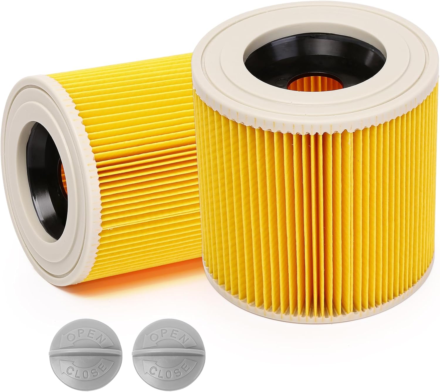 Cartridge Filter, PHUNAT 2 Pieces of Replacement Hoover Filter