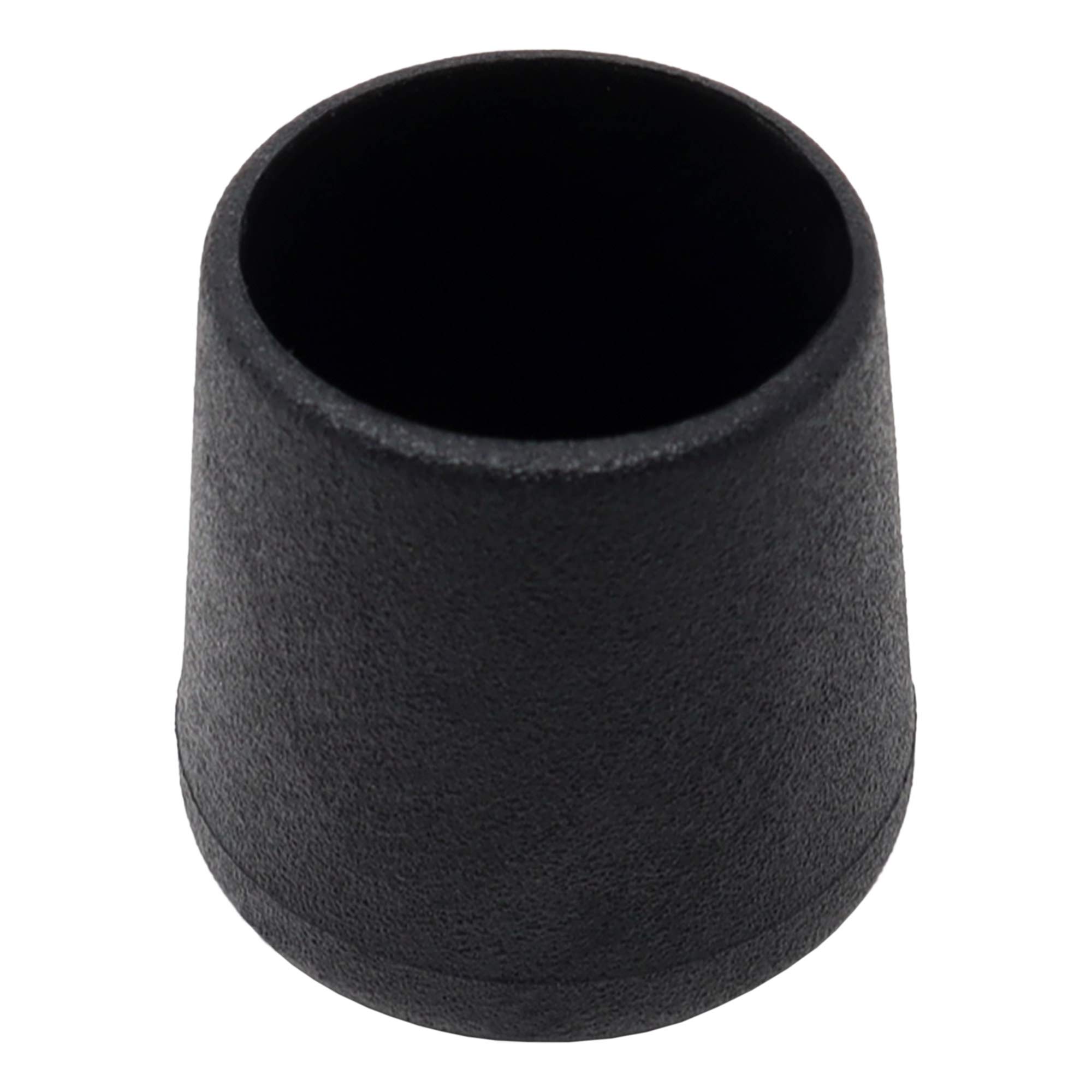 Adsamm® / 100 x Tapas para Patas de Silla/Negro/diámetro 27-29 mm/Redondo/Tapas Protectoras para Patas de Silla/Tapas de Tubo para Patas Redondas de sillón
