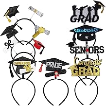 Garneck 9 Pieces Holiday Photo Props Shaving Heads and Felt for Celebrations and Graduation Outfits Various Theme Patterns and Styles