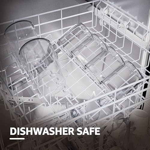 Miniatura 7 de Tarros de vidrio de 32 onzas líquidas con tapa de bambú, paquete de 4 recipientes de almacenamiento de vidrio grueso mejorados, recipientes de