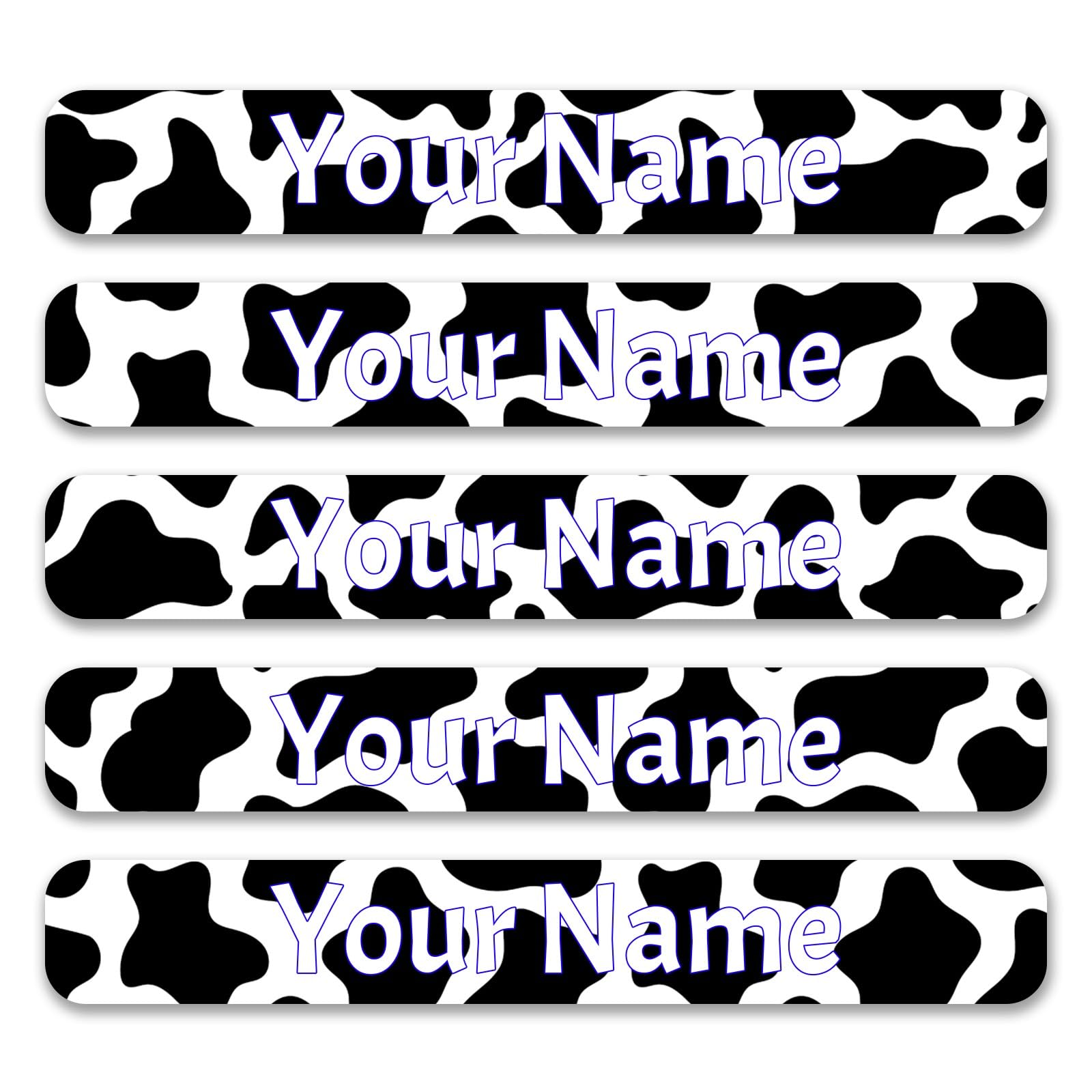 100Pcs Personalized Name Labels for Kids School Supplies Custom Waterproof Daycare Name Labels Stickers for Water Bottles Books Lunch Boxes Camp