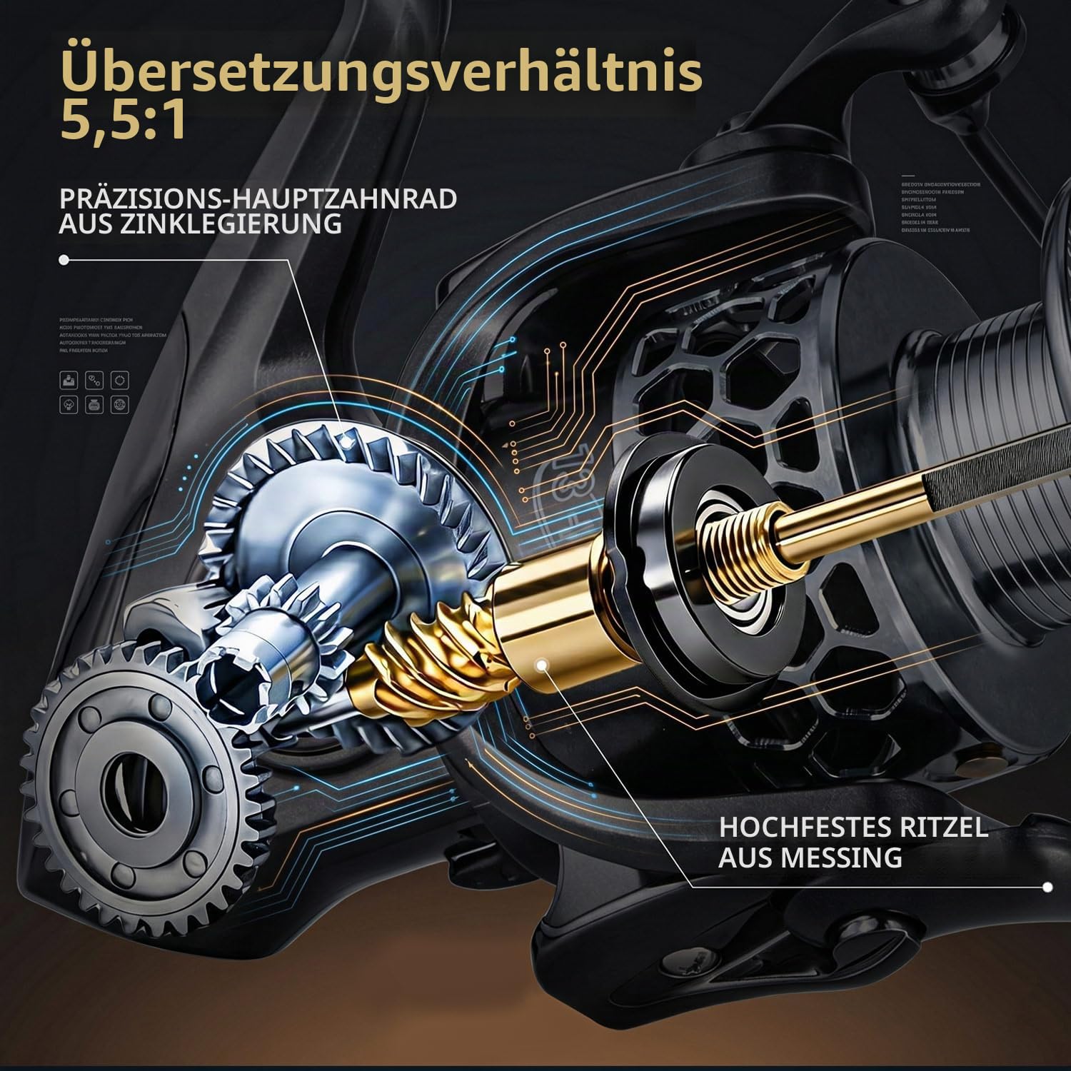 Sougayilang, Teleskopangel/Angelrolle, Kohlefaser-Angelrute/Spinnrollen, ideal für Reisen, zum Angeln in Salzwasser und Süßwasser