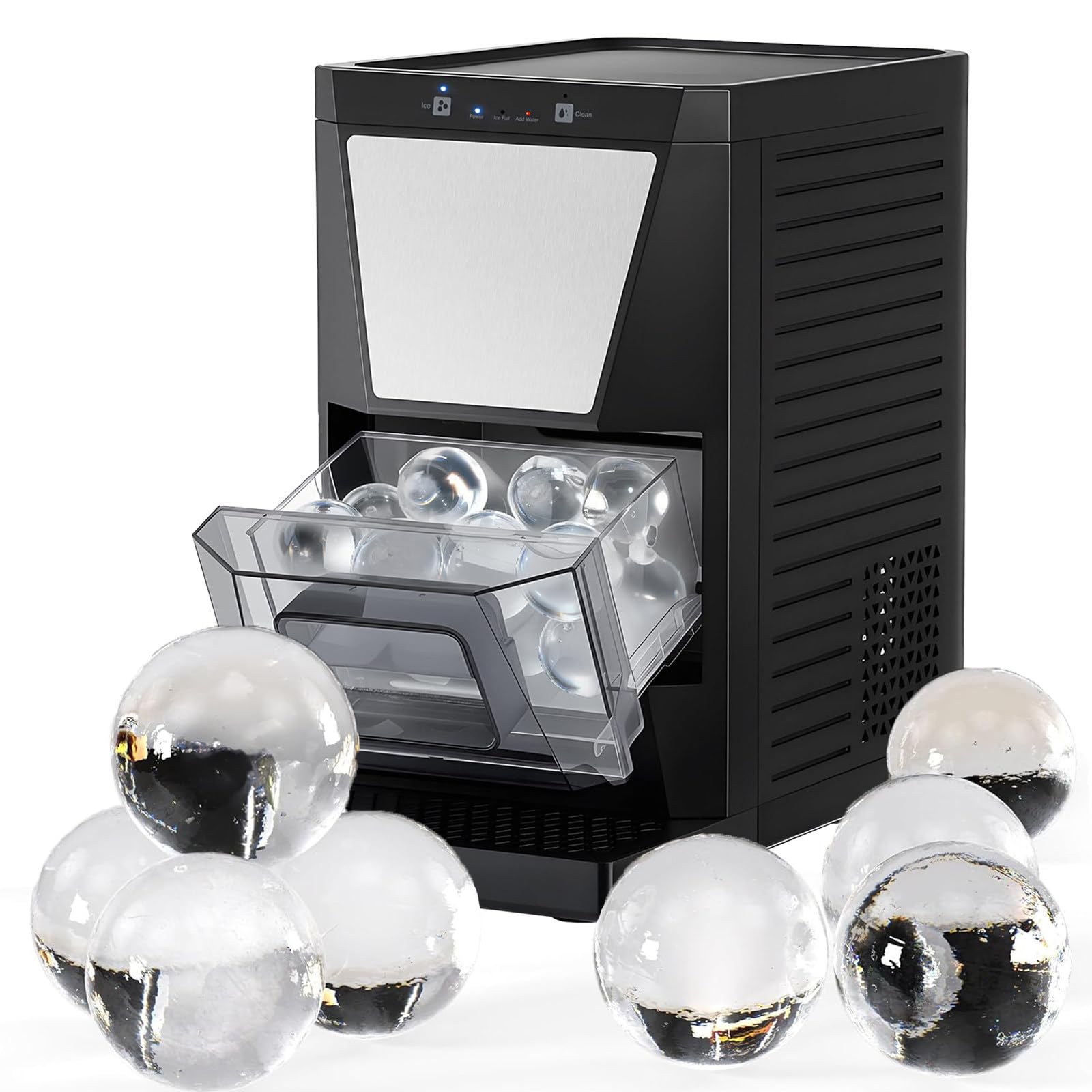 Machine à glaçons sphériques transparents NYANS 42 glaçons par jour