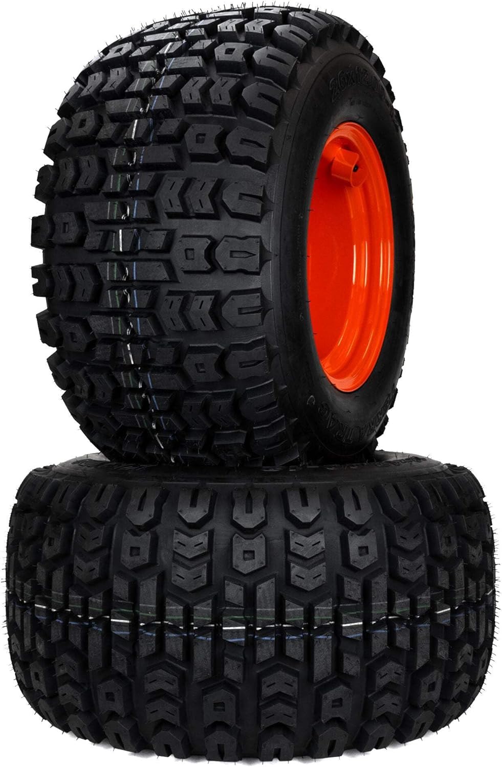 (4) All Terrain Tire Assemblies 26x12.00-12 18x8.50-10 Fits Kubota BX Series K2561-17100 K2581-18420