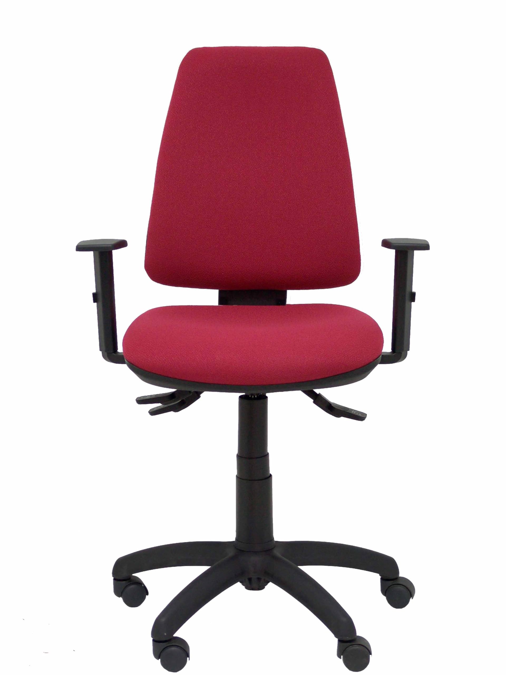 Silla Elche S Bali Color Granate Brazos Regulables