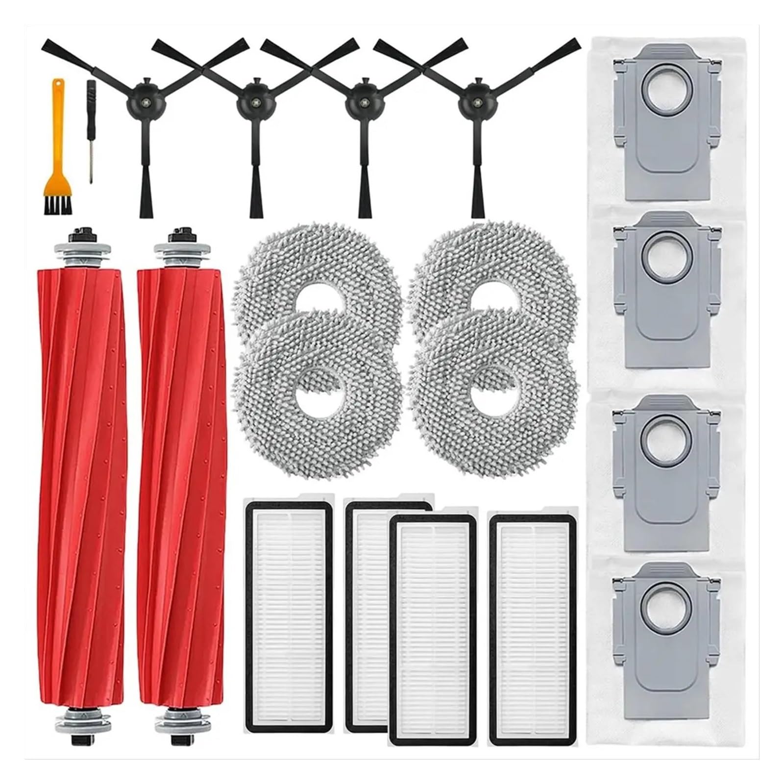 Compatibile con Roborock, Kit aspirapolvere Qrevo S/MaxV/Pro