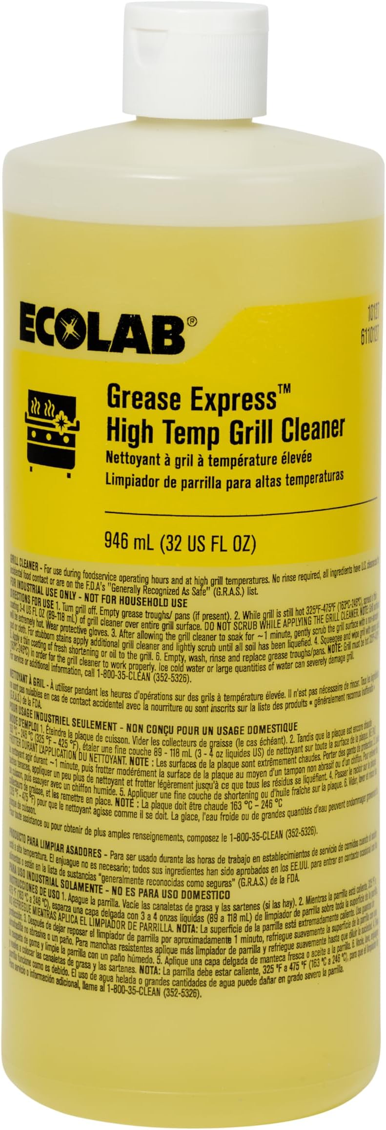 Grease Express HighTemp Grill Cleaner, 32oz 10127