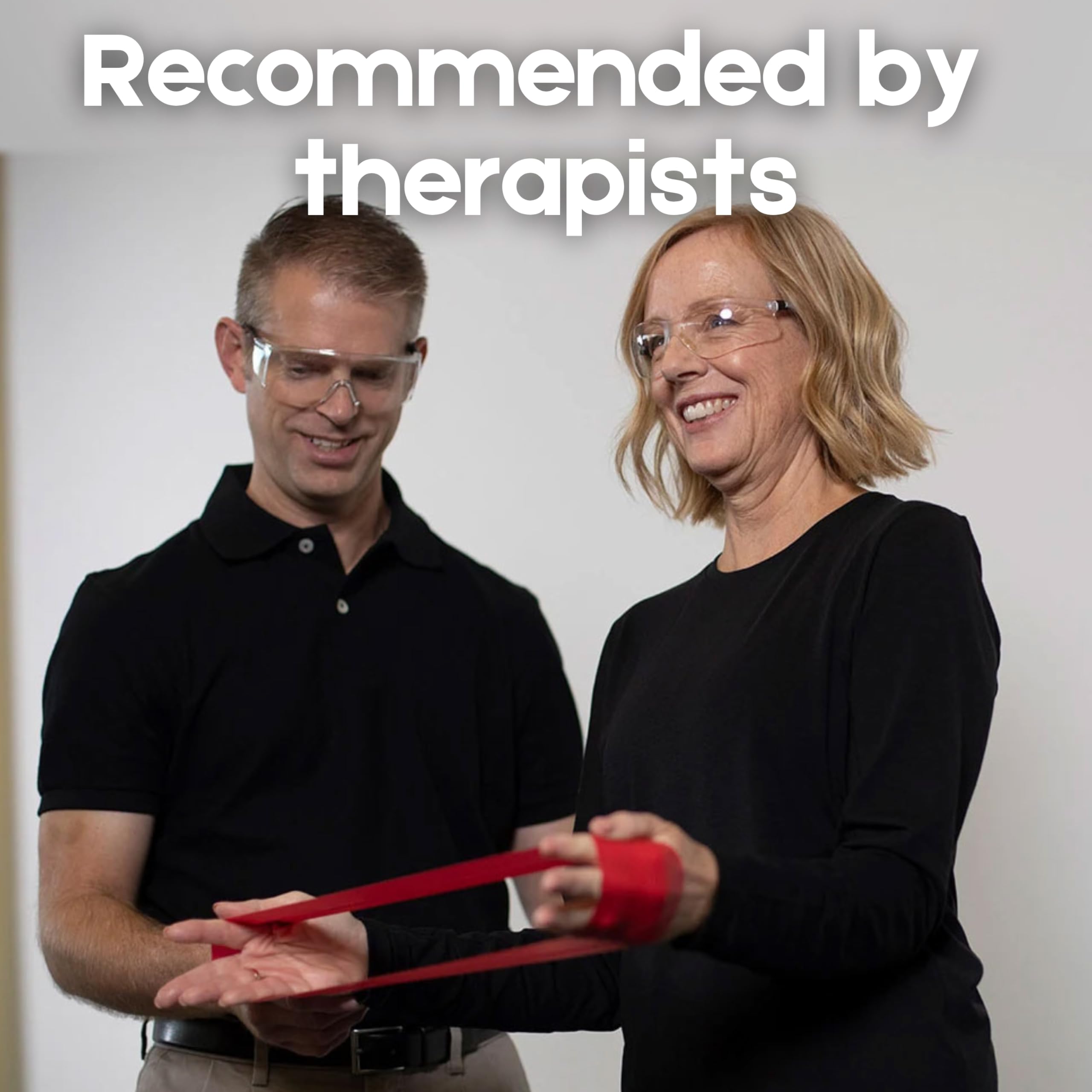 THERABAND Set di fasce di resistenza, fascia elastica professionale senza lattice per esercizi della parte superiore e inferiore del corpo, allenamento della forza, terapia, pilates, riabilitazione,