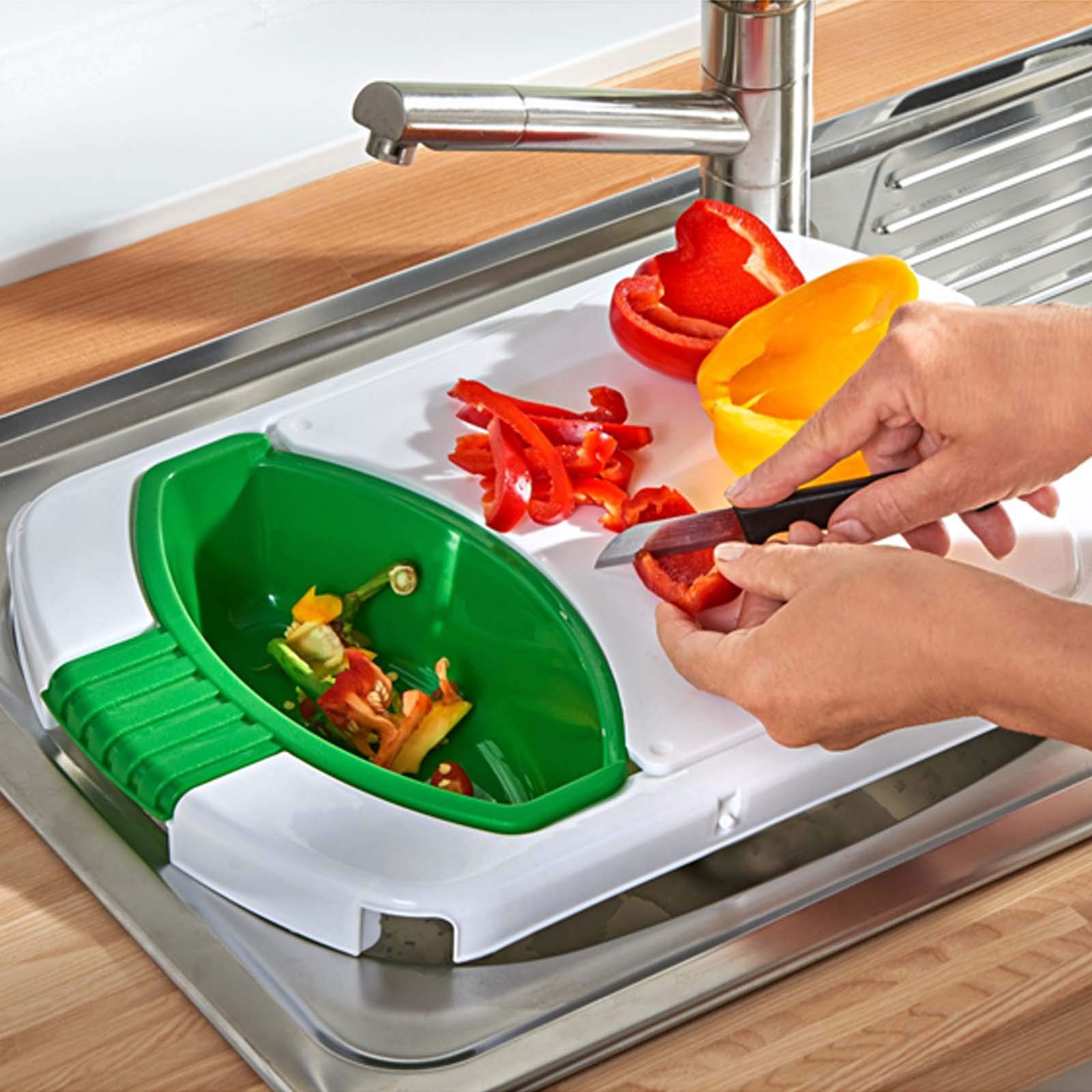 3-Delige Antibacteriële Snijplankenset - Antislip, Vaatwasmachinebestendig, Kunststof 3-Delige Antibacteriële Snijplankenset - Antislip, Vaatwasmachinebestendig, Kunststof