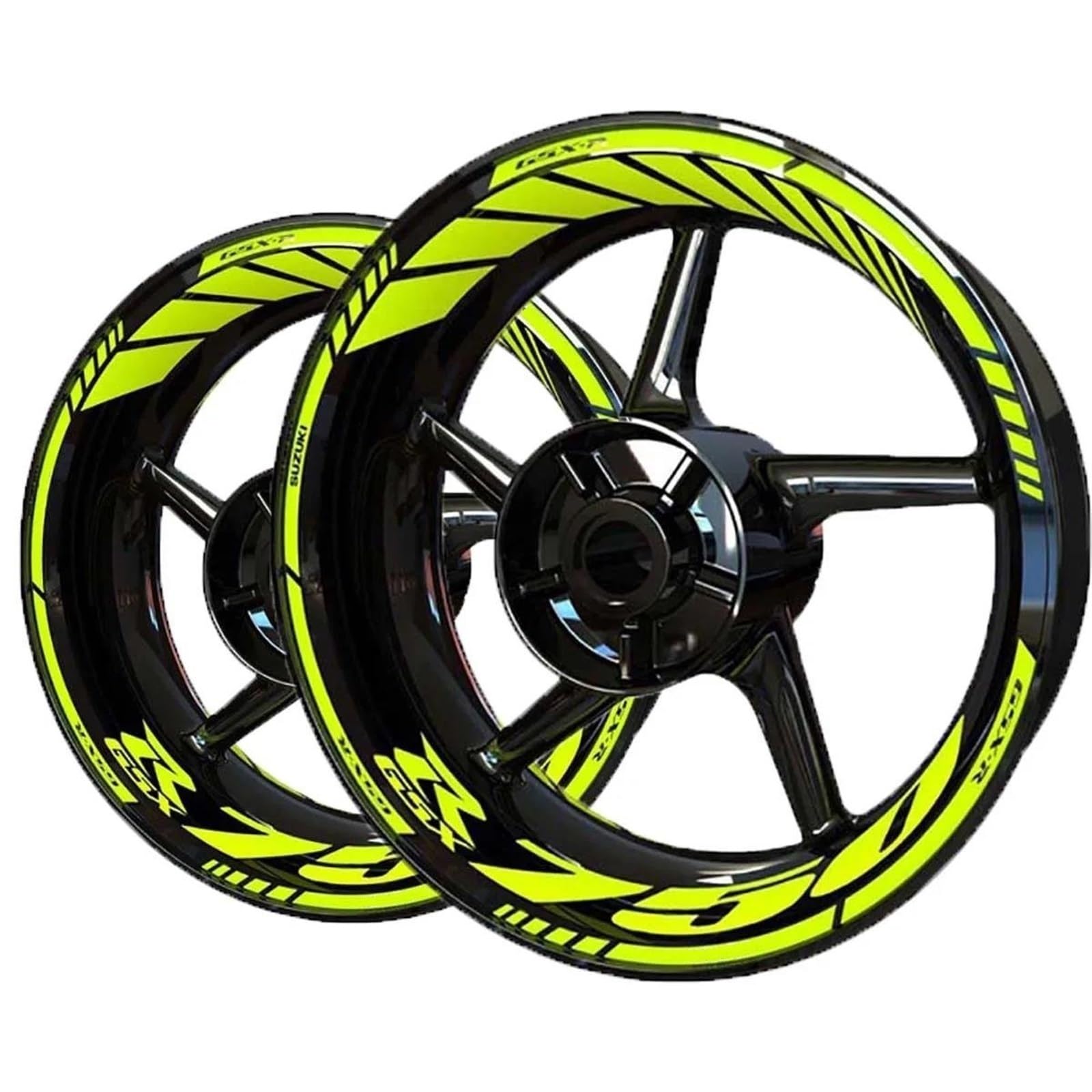 Wheel Stickers Motorcycle Rim Reflective Sticker for Suzuki GSX-R750 GSX-R 750 GSXR750 GSXR Wheel Hub Decals Waterproof Strips Stickers Rim Reflective Decal