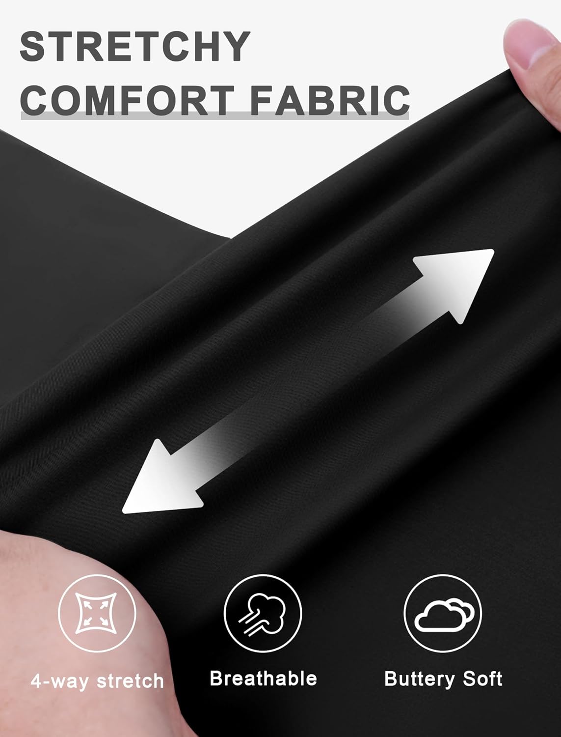 Womens Dress Work Pants Wide Leg Business Casual Slacks Stretchy High Waist Comfy Trousers with Pocket - Image 6