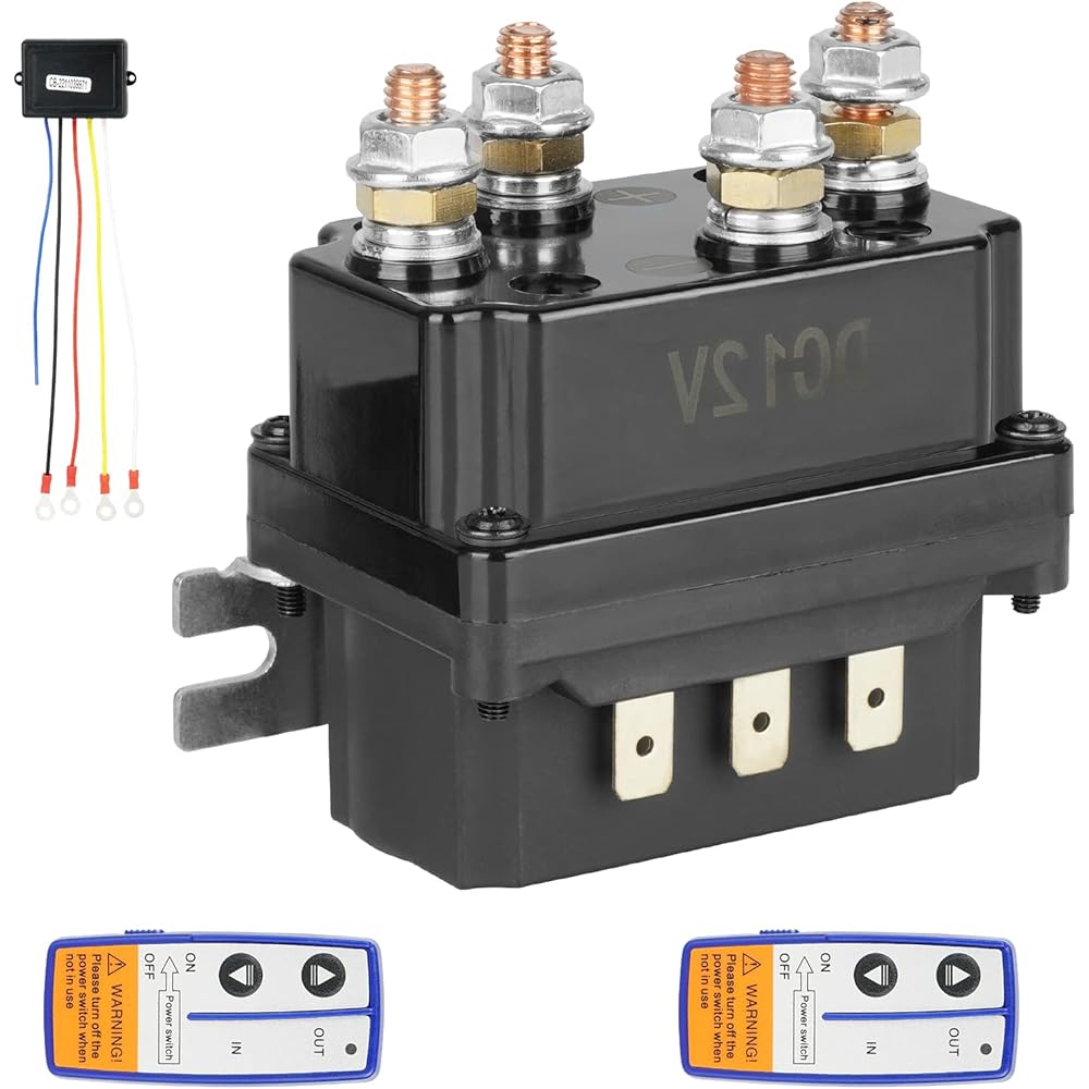 $9/mo - Finance 12V 250A Winch Solenoid Relay Contactor for 3000 ...