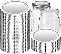Vista 9 de 30 tapas para tarros de conserva, tapas anchas de boca regular para frascos de bola, Kerr y otras marcas de tapas de conservas de boca ancha a