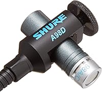 Vista 5 de Shure BETA 98AD/C Micrófono de tambor – Micrófono condensador cardioide en miniatura con preamplificador en línea RPM626, montaje de tambor A98D