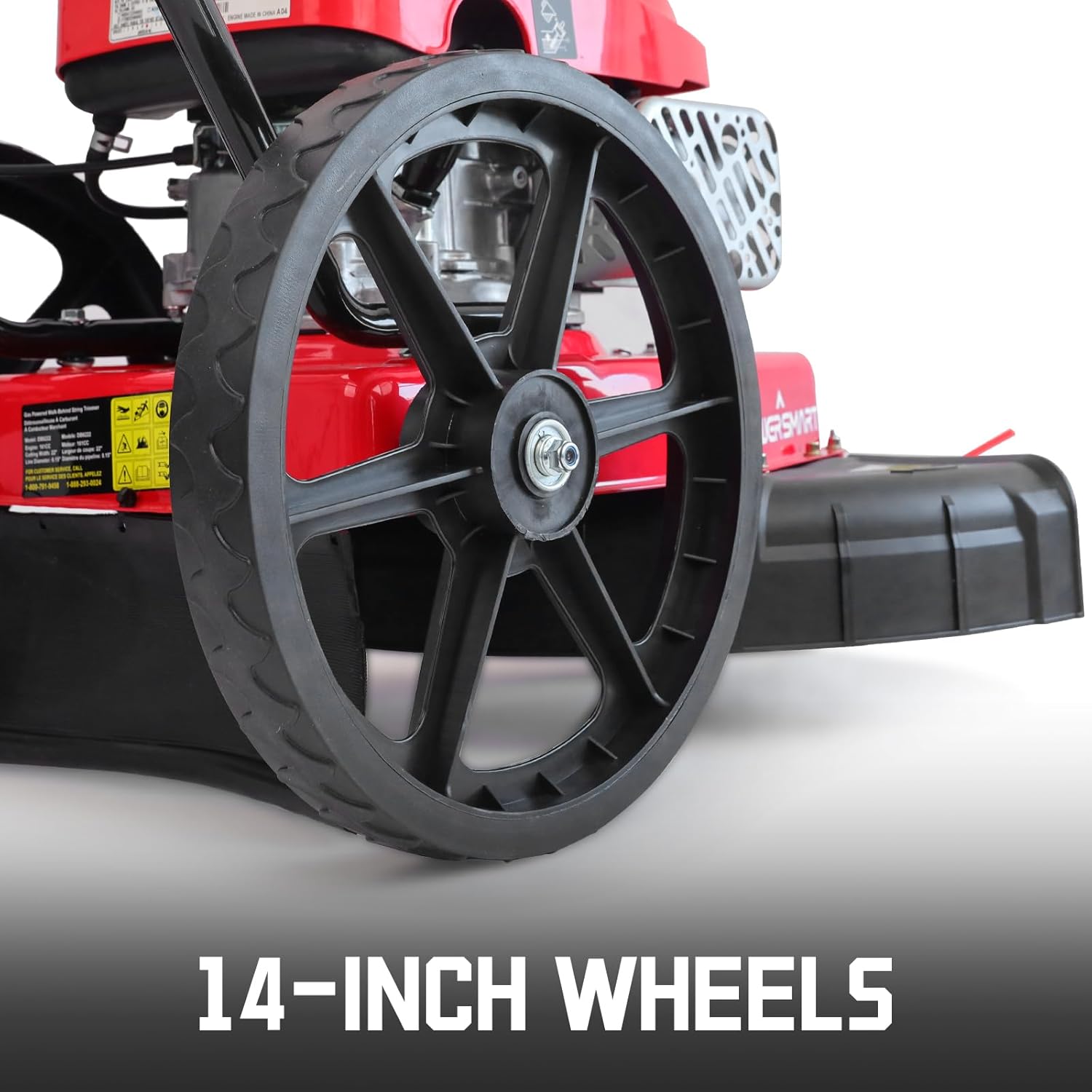 PowerSmart Trimmer 14-inch wheels