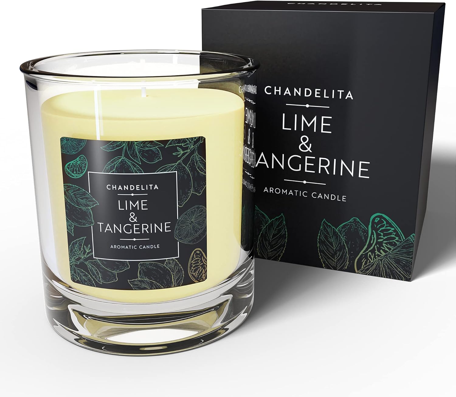 Chandelita Aromatic Candle Scented with Scent and Essential Oils of