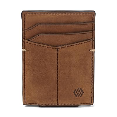 Johnston & Murphy Jackson Front Pocket Wallet Wallet Handbags Tan Oiled, Leather