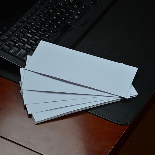 Miniatura 4 de Quality Park Sobres de negocios #6-34 con solapa engomada para correo comercial de remesas estándar, tejido blanco de 24 libras, 5-38 x 6-12, 500