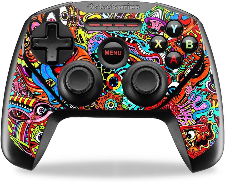 MightySkins Skin compatible con SteelSeries Nimbus Controller funda protectora adhesiva Skins
