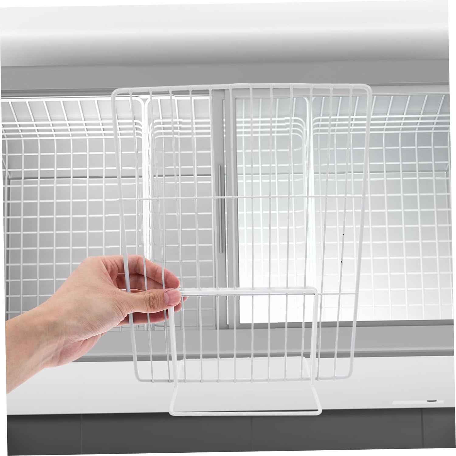 2Pcs Freezer Divider Bins Wire Separator for Optimized Storage and Easy Classification Freezers for Ice and Food Organization