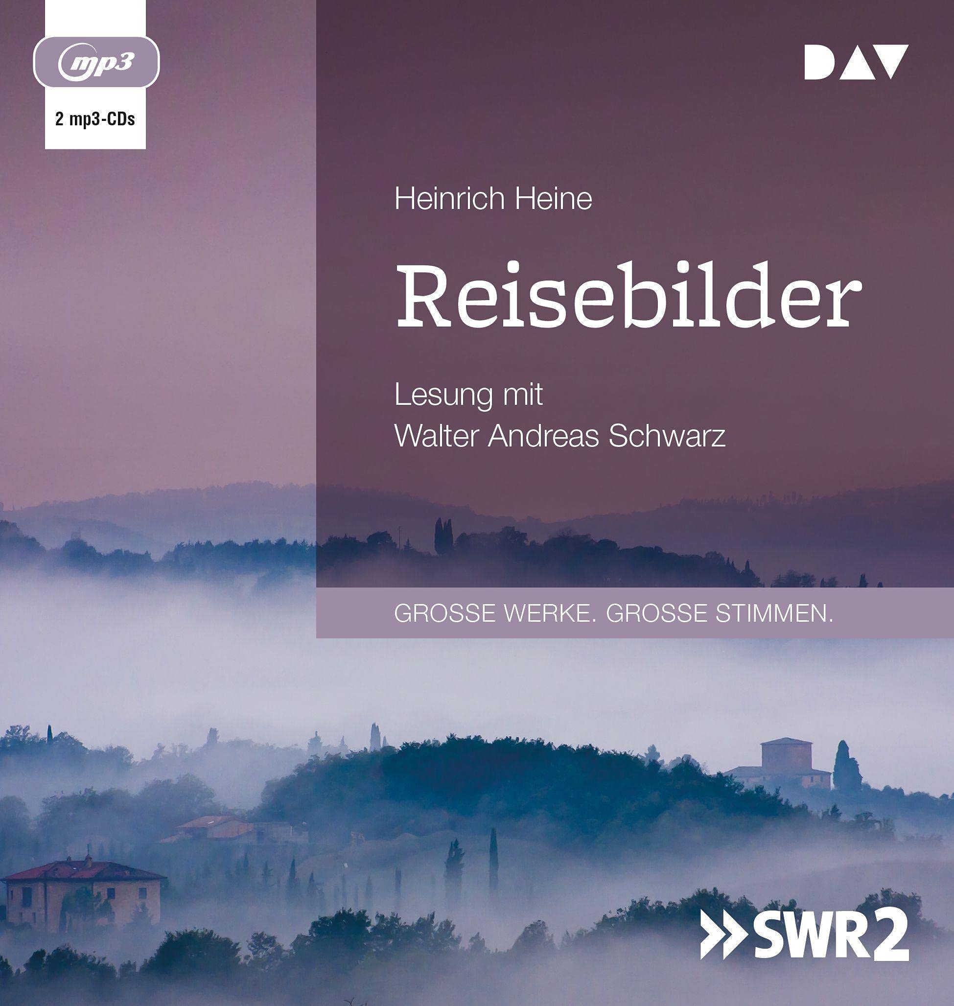 Der Audio Verlag Schwarz Reisebilder: Lesung Mit Walter Andreas (2 Mp3-Cds)